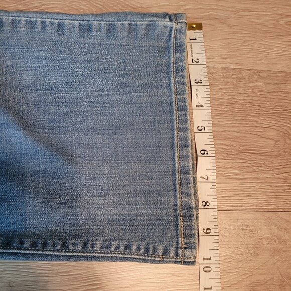 Levi's Jeans 14 S Perfectly Slimming 512 Bootcut Button Flap Medium Light Y2K - Picture 10 of 11